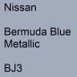 Preview: Nissan, Bermuda Blue Metallic, BJ3.